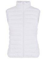 Ladies Light Puffer Vest – White
