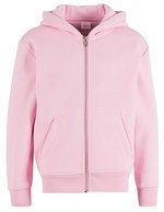 Kids Oversized Zip Hoody – Soft Pink