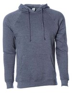 Independent Midweight Raglan Hoodie aus Baumwolle-Polyester, Black XS, NP305 – Mezzanotte