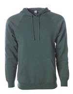 Independent Midweight Raglan Hoodie aus Baumwolle-Polyester, Black XS, NP305 – Muschio