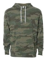 Independent Leichter Kapuzenpullover mit Druckeigenschaften, Alpine Green XS, NP306 – Foresta Mimetico