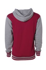 Independent Heavyweight Varsity Zip Hood mit Fleecefutter, Black/Gunmetal Heather XS, NP351 – Bild 4