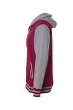 Independent Heavyweight Varsity Zip Hood mit Fleecefutter, Black/Gunmetal Heather XS, NP351 – Bild 5