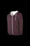 Independent Sherpa-gefütterte Kapuzenjacke mit Daumenlöchern, Burgundy Heather/Natural XL, NP352 – Bild 6