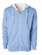 Independent Sherpa-gefütterte Kapuzenjacke mit Daumenlöchern, Black/Natural XS, NP352 – Cielo Melange/Naturale
