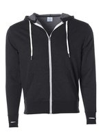 Unisex Midweight French Terry Zip Hood – Charcoal Heather