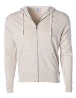 Independent Midweight French Terry Zip Hoodie 2023, Black XS, NP354 – Avena Melange
