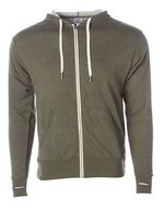 Independent Midweight French Terry Zip Hoodie 2023, Black XS, NP354 – Oliva Melange