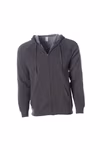 Independent Unisex Midweight Special Blend Raglan Zip Hood Sea Green L (NP355) – immagine 3