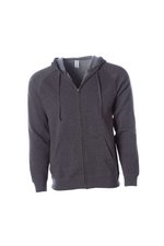 Independent Unisex Midweight Special Blend Raglan Zip Hood Black XS (NP355), NP355 – Bild 3