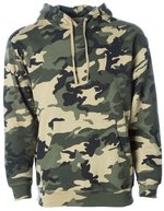 Men´s Heavyweight Hooded Pullover – Army Camo