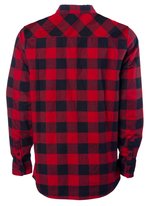 Independent Karomuster Flanellhemd mit Fronttaschen, Charcoal Heather/Black XS, NP500 – Bild 4