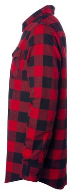 Independent Karomuster Flanellhemd mit Fronttaschen, Charcoal Heather/Black XS, NP500 – Bild 5