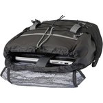 L-merch Wasserabweisender Laptop-Rucksack 23L, Solid Black 29,5 x 48 x 17,5 cm, NT0044 – Bild 3