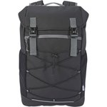 L-merch Wasserabweisender Laptop-Rucksack 23L, Solid Black 29,5 x 48 x 17,5 cm, NT0044 – Bild 4