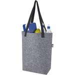 L-merch Pratica Filztasche con manici in cotone, Medium Grey 40 x 38 cm, NT0662 – Bild 2