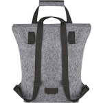 L-merch Felt Roll-Top Zaino in feltro, Medium Grey 37 x 42 x 11 cm, NT0663 – Bild 3