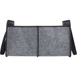L-merch Faltbarer Kofferraum-Organizer aus Filz, Medium Grey 28,5 x 31 cm, NT0664 – Bild 3
