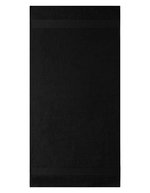 L-merch Handtuch 100% Baumwolle 450 g/m², Black 140 x 70 cm, NT09100 – Nero