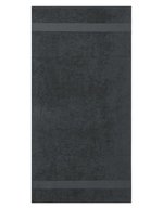 L-merch Handtuch 100% Baumwolle 450 g/m², Black 140 x 70 cm, NT09100 – Grigio scuro