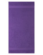 L-merch Handtuch 100% Baumwolle 450 g/m², Black 140 x 70 cm, NT09100 – Viola