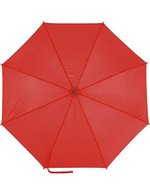 L-merch Automatik Stockschirm mit Softgriff – Red