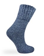 L-merch Kuschelige Wintersocken aus Wolle-Mix, Dark Grey L (43/46), NT1018 – Blu navy