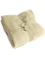 L-merch Kuscheldecke aus Microfleece 180x130 cm, Black 180 x 130 cm, NT1511 – Sand