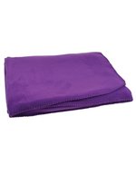 L-merch Basic Picknickdecke aus Antipilling-Fleece, Babyblue 150 x 120 cm, NT1560 – Purple