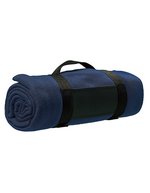 L-merch Fleecedecke Winchester, Polyester-Nylon-Mix, Blue 162 x 125 cm, NT1761 – Bild 2