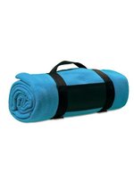 L-merch Fleecedecke Winchester, Polyester-Nylon-Mix, Blue 162 x 125 cm, NT1761 – Azzurro chiaro