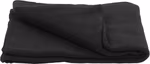 L-merch Fleece Picnic Blanket with Nylon Carry Handle, Black 30 x 18 x 6 cm, NT1921 – image 3