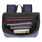 L-merch Zaino per laptop Messenger con imbottitura, Blue 28,5 x 12 x 40,5 cm, NT200 – Bild 7
