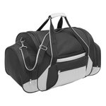 L-merch Reisetasche Iceland mit abnehmbarem Schultergurt, Black/Light Grey 60 x 33 x 29 cm, NT415 – Bild 1