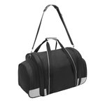 L-merch Reisetasche Iceland mit abnehmbarem Schultergurt, Black/Light Grey 60 x 33 x 29 cm, NT415 – Bild 8