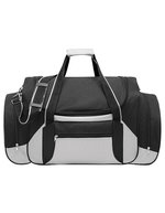 L-merch Reisetasche Iceland mit abnehmbarem Schultergurt, Black/Light Grey 60 x 33 x 29 cm, NT415 – Bild 2