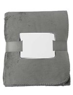 L-merch Picknickdecke Extrem mit Sherpa-Seite – Grey