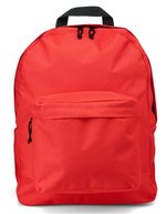 L-merch Rucksack Basic mit Reißverschluss-Vortasche, Black 37.5 x 14 x 44 cm, NT4585 – Rouge