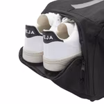 L-merch Borsa Sportiva Relax con Scomparto Scarpe, Black/Grey 52 x 28 x 27 cm, NT486 – immagine 7