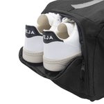 L-merch Borsa sportiva Relax con scomparto per scarpe, Black/Grey 52 x 28 x 27 cm, NT486 – Bild 7