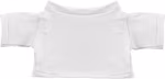 L-merch T-Shirt für Plüschfiguren 100% Baumwolle, White 9 x 21 cm, NT5013 – Bild 2