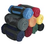 L-merch Fleece-Picknick-Decke mit Antipilling-Beschichtung, Black 180 x 110 cm, NT507 – Bild 1