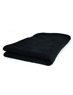 L-merch Fleece-Picknick-Decke mit Antipilling-Beschichtung – Black