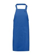 L-merch Vorgewaschene Latzschürze mit Tasche, Bordeaux 75 x 85 cm, NT5220 – Royal Blue