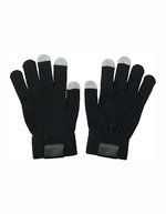 L-merch Touchscreen-Gants en polyacrylique, Black 22 x 10.5 x 1.9 cm, NT5350 – Bild 2