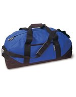 L-merch Sporttasche Nottingham aus 600D-Polyester, Black/Black 60 x 30 x 27.5 cm, NT5688 – Royal Blue/Black