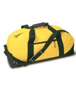 L-merch Sporttasche Nottingham aus 600D-Polyester, Black/Black 60 x 30 x 27.5 cm, NT5688 – Giallo/Nero