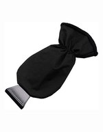 L-merch Eiskratzer mit XXL-Fleece-Handschuh – Black