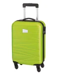 L-merch Trolley da Cabina Padua con 4 Ruote, Black 55 x 35 x 20 cm, NT600 – Light Green