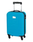 L-merch Trolley da Cabina Padua con 4 Ruote, Black 55 x 35 x 20 cm, NT600 – Turquoise